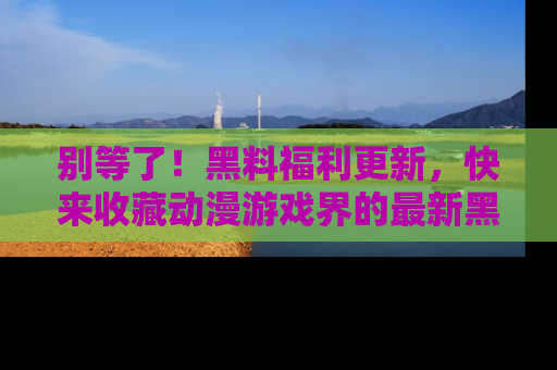 别等了！黑料福利更新，快来收藏动漫游戏界的最新黑料吧！