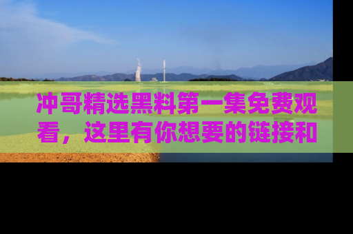 冲哥精选黑料第一集免费观看，这里有你想要的链接和内幕！