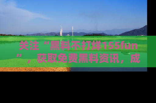 关注“黑料不打烊155fun”，获取免费黑料资讯，成为吃瓜达人不再难！