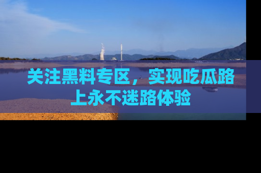 关注黑料专区，实现吃瓜路上永不迷路体验
