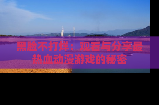黑脸不打烊：观看与分享最热血动漫游戏的秘密