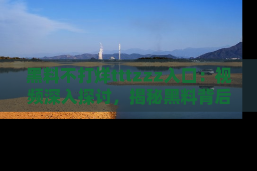 黑料不打烊tttzzz入口：视频深入探讨，揭秘黑料背后的人和事