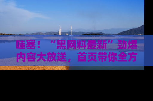 哇塞！“黑网料最新”劲爆内容大放送，首页带你全方位了解哦，小可爱们