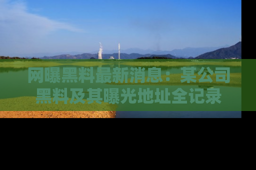 网曝黑料最新消息：某公司黑料及其曝光地址全记录